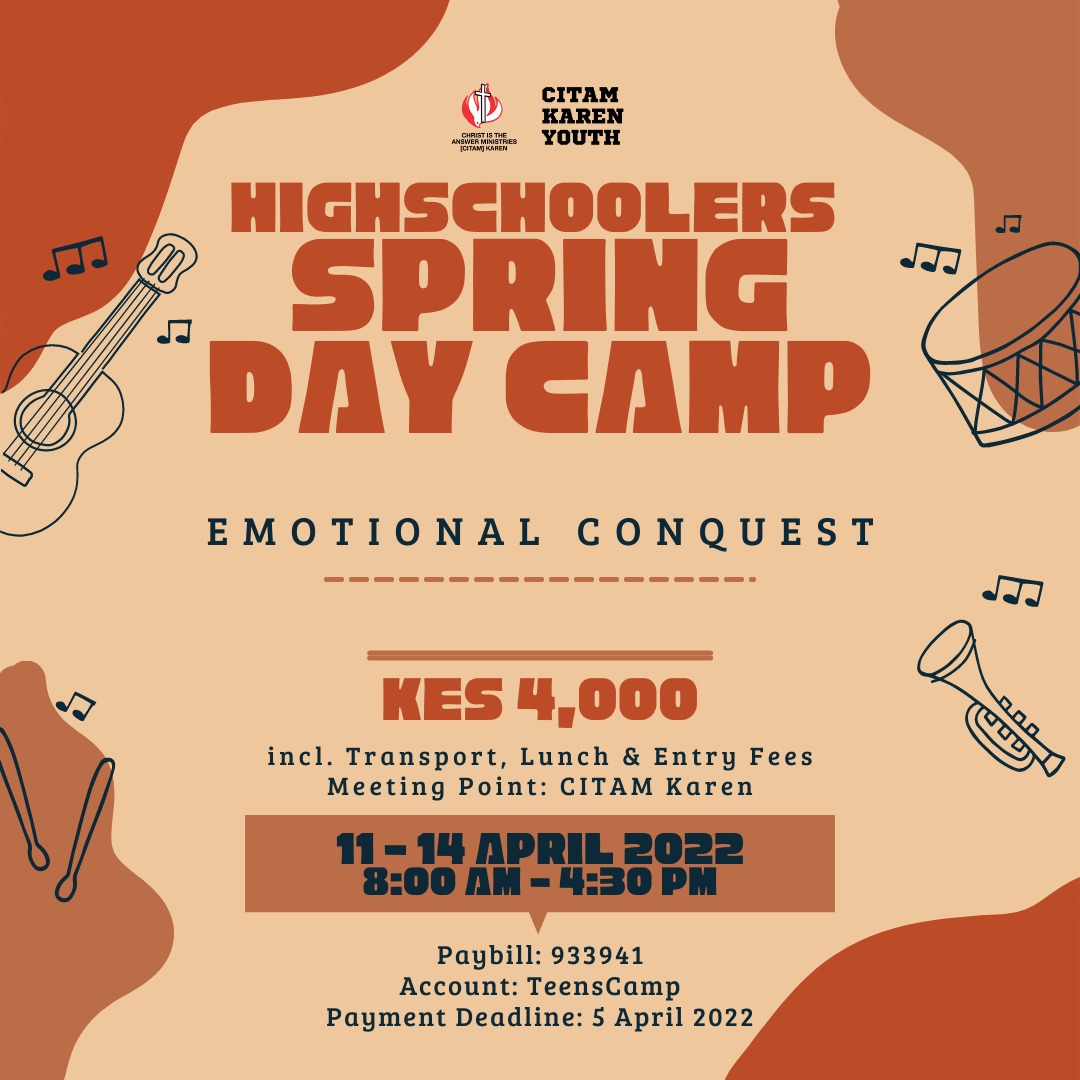High Schoolers Spring Day Camp