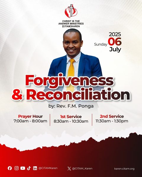 Forgiveness and Reconciliation